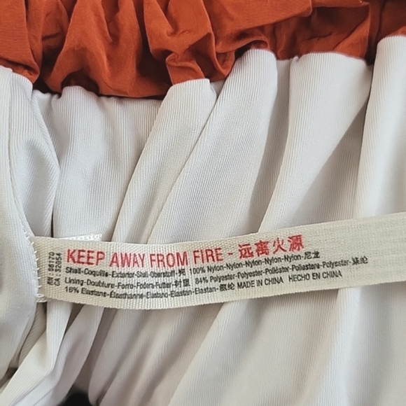 Free People Movement Orange The Way Home Shorts - Size Medium - Picture 9 of 9